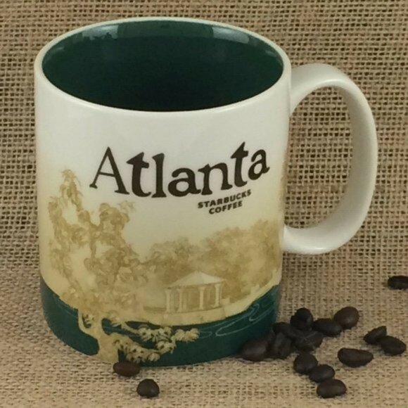 Starbucks Atlanta Mug Cup Icon Series Piedmont Park 16oz 2011 Coffee Tea USA - Picture 1 of 12